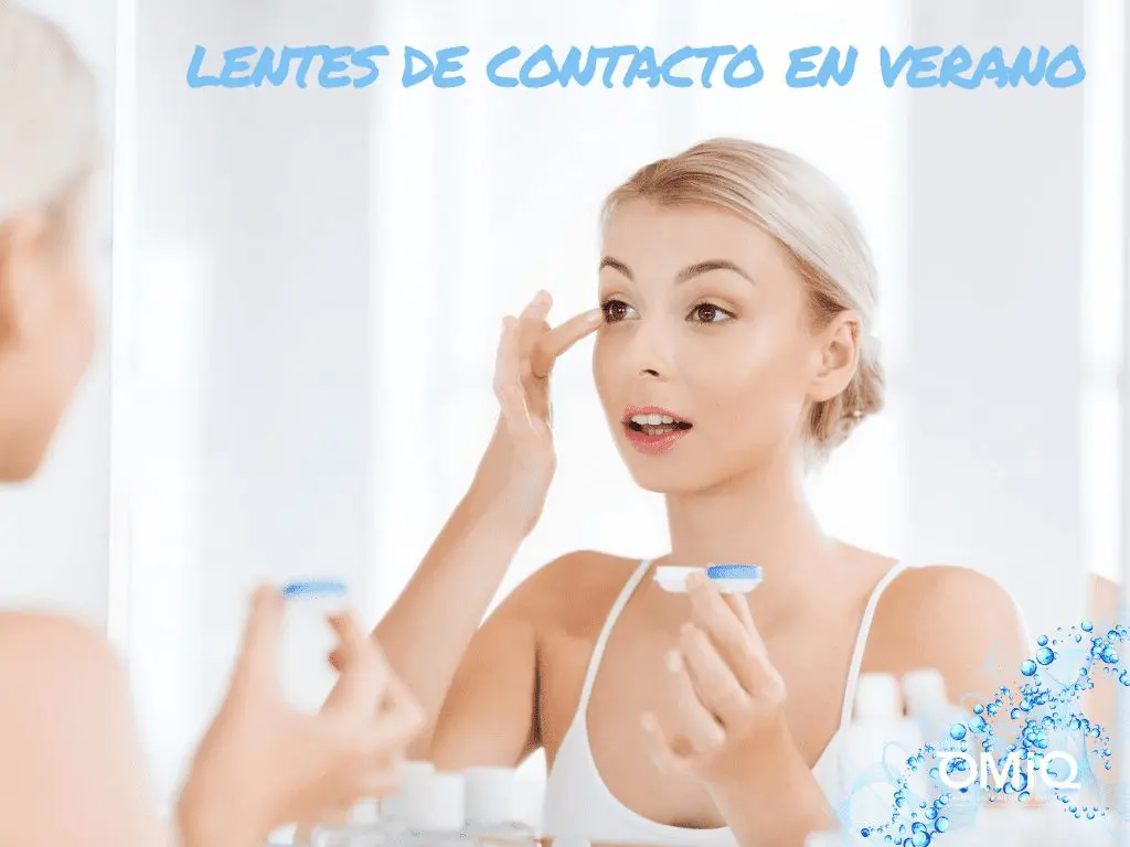 Lentes de contacto en verano